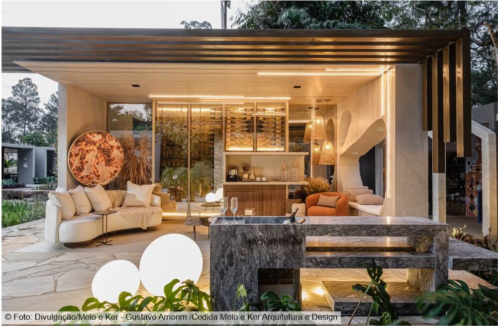 Espaço Ninho remete ao recolhimento, à proteção e ao aconchego