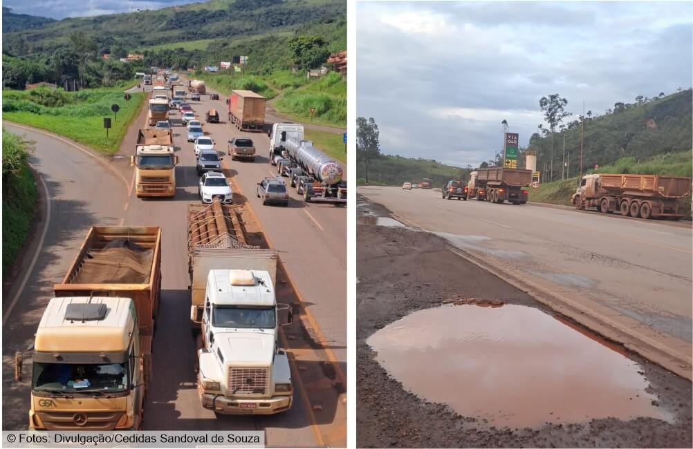 Estudo aponta os números assustadores de acidentes e mortes causados pelas péssimas condições da BR-040
