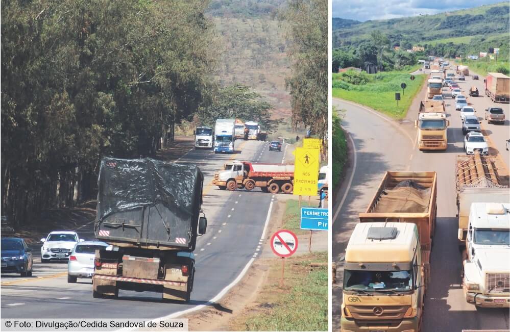 Cidades mineradoras instituem grupo de trabalho por soluções de segurança na BR-040