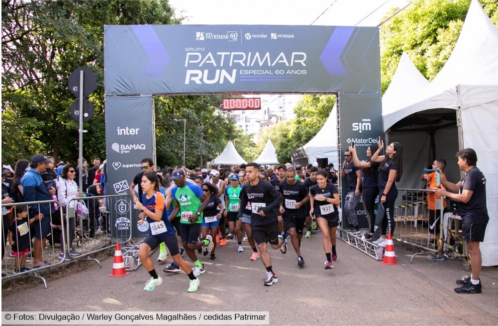 Corrida de rua Patrimar Run reuniu 1.500 pessoas no Belvedere
