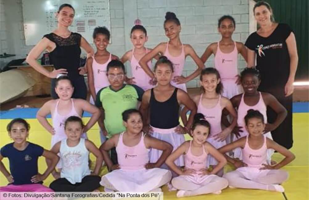 “Na Ponta dos Pés” leva oficinas de dança e cultura a crianças no Jardim Canadá