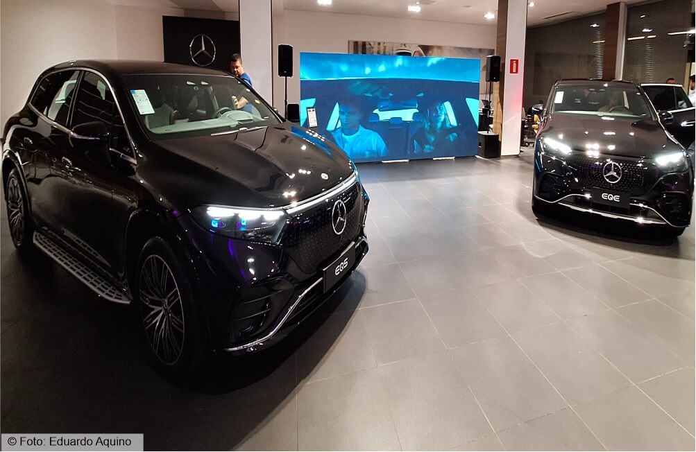 Mercedes lança os elétricos EQE 300 e EQS 450+
