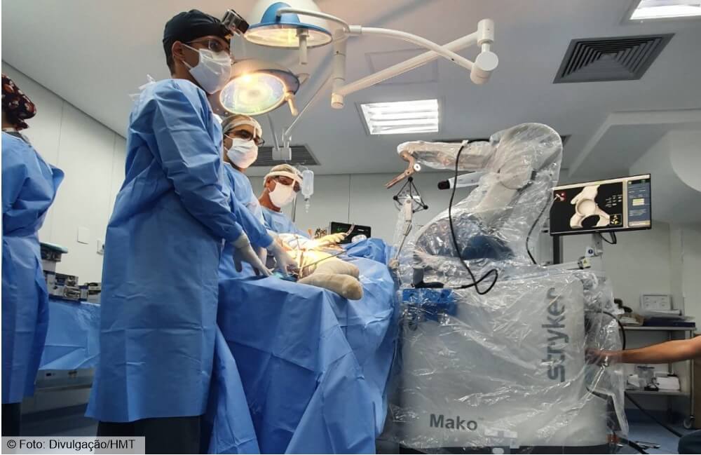 Hospital Madre Teresa alcança marca de 650 cirurgias realizadas com o robô ortopédico Mako