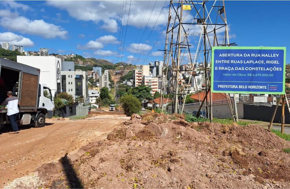 Obra de abertura da Rua Halley vai melhorar a mobilidade nos bairros Santa Lúcia e São Bento