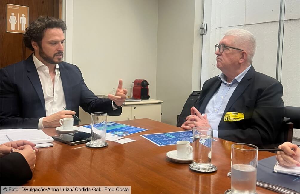 Deputado Fred Costa se reúne com o presidente da nova concessionária da BR-040