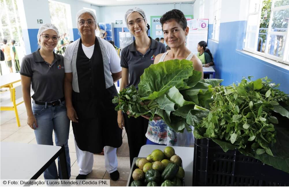 Agricultura familiar enriquece merenda escolar de Nova Lima