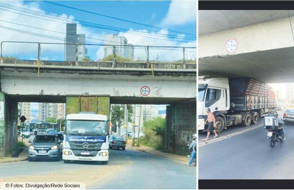 Pontilhão da linha férrea causa transtorno no trânsito no Vila da Serra