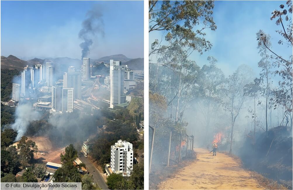 Nova Lima vai contar com Brigadas de Incêndio das empresas para combater fogo em áreas públicas