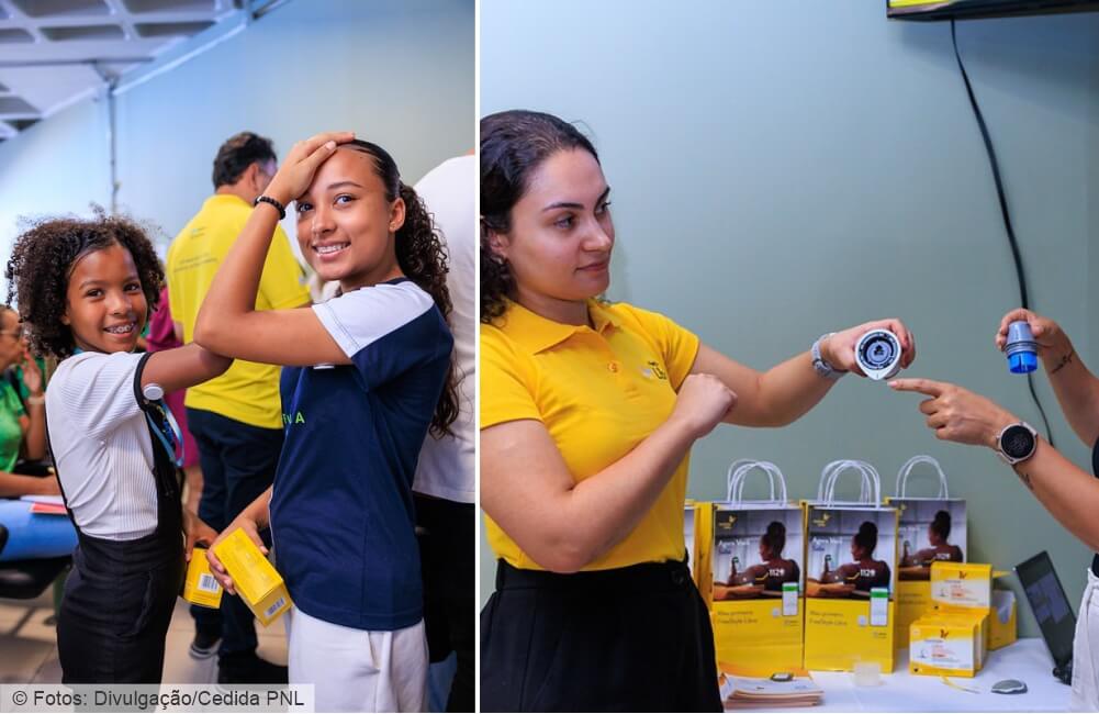 Crianças de Nova Lima contam com a tecnologia para o manejo da diabetes