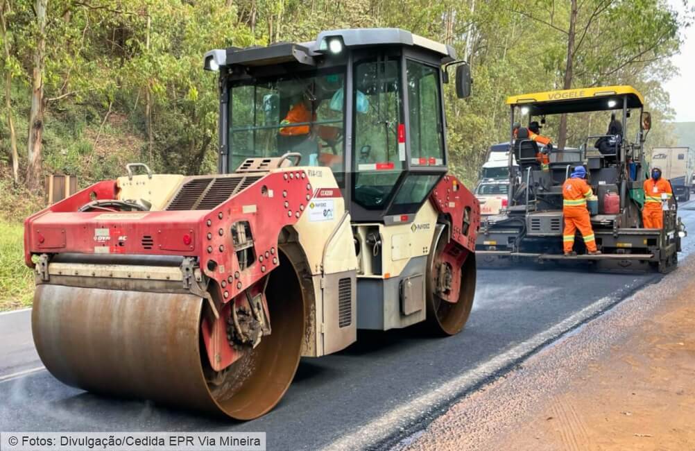Concessionária avança com obras de recuperação na BR-040, mas usuários reclamam de congestionamentos