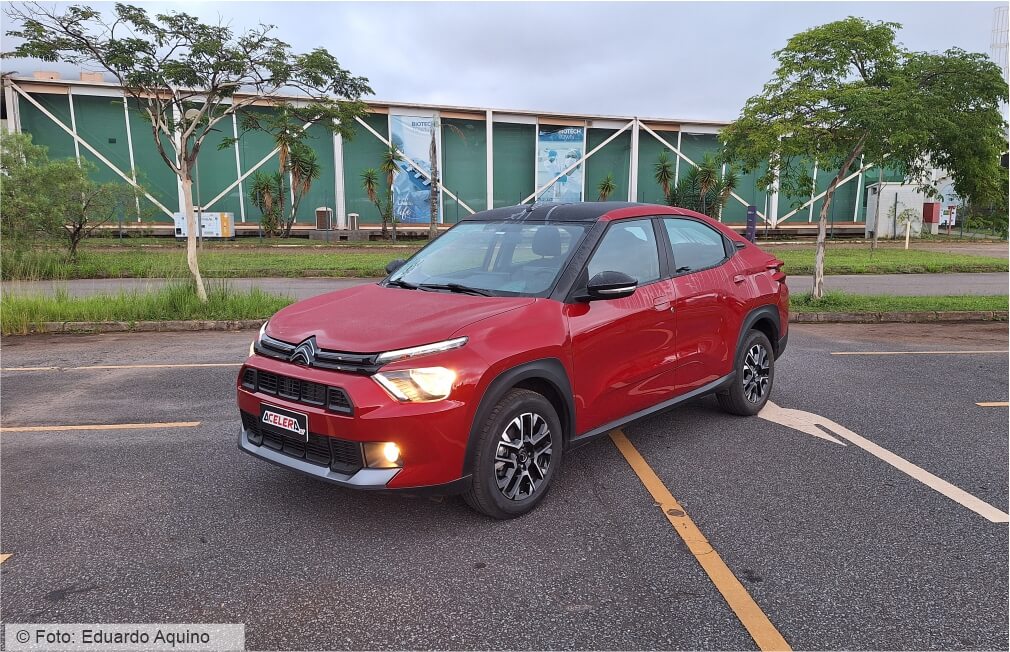 O perfil esportivo e elegante do Citroën Basalt Shine