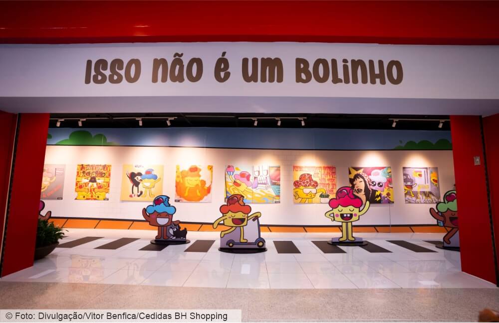 Mall promove exposição “Isso não é um Bolinho”