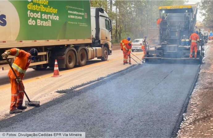 Engenharia sustentável tem melhorado o pavimento da BR-040 entre BH e Juiz de Fora