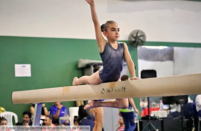 Gabriela Decat continua brilhando e conquistando medalhas na ginástica artística
