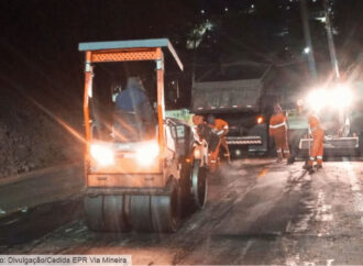 EPR reforça manutenção e testa nova tecnologia na BR-040 antes do período intenso de chuvas