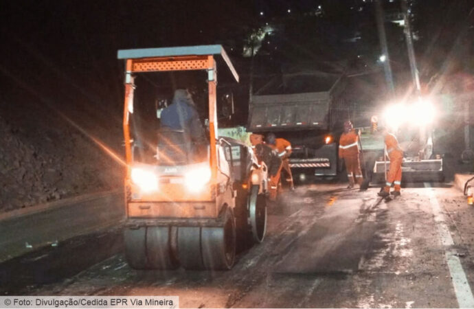 EPR reforça manutenção e testa nova tecnologia na BR-040 antes do período intenso de chuvas
