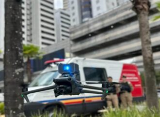 PM inicia uso de drones com giroflex, alerta sonoro e imagem para patrulhamento em BH