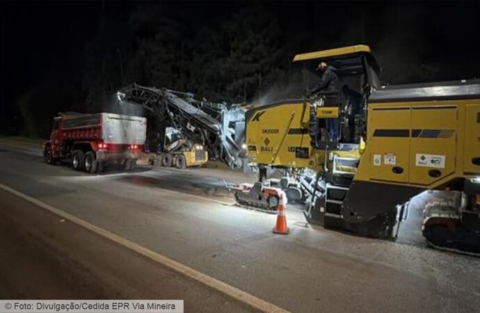 EPR retira mais de 420 toneladas de resíduos das margens da BR-040