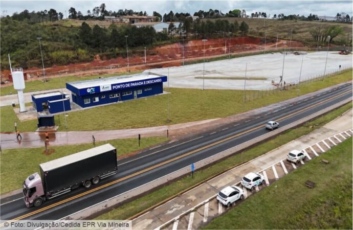 EPR inicia operação do primeiro Ponto de Parada e Descanso para caminhoneiros da BR-040